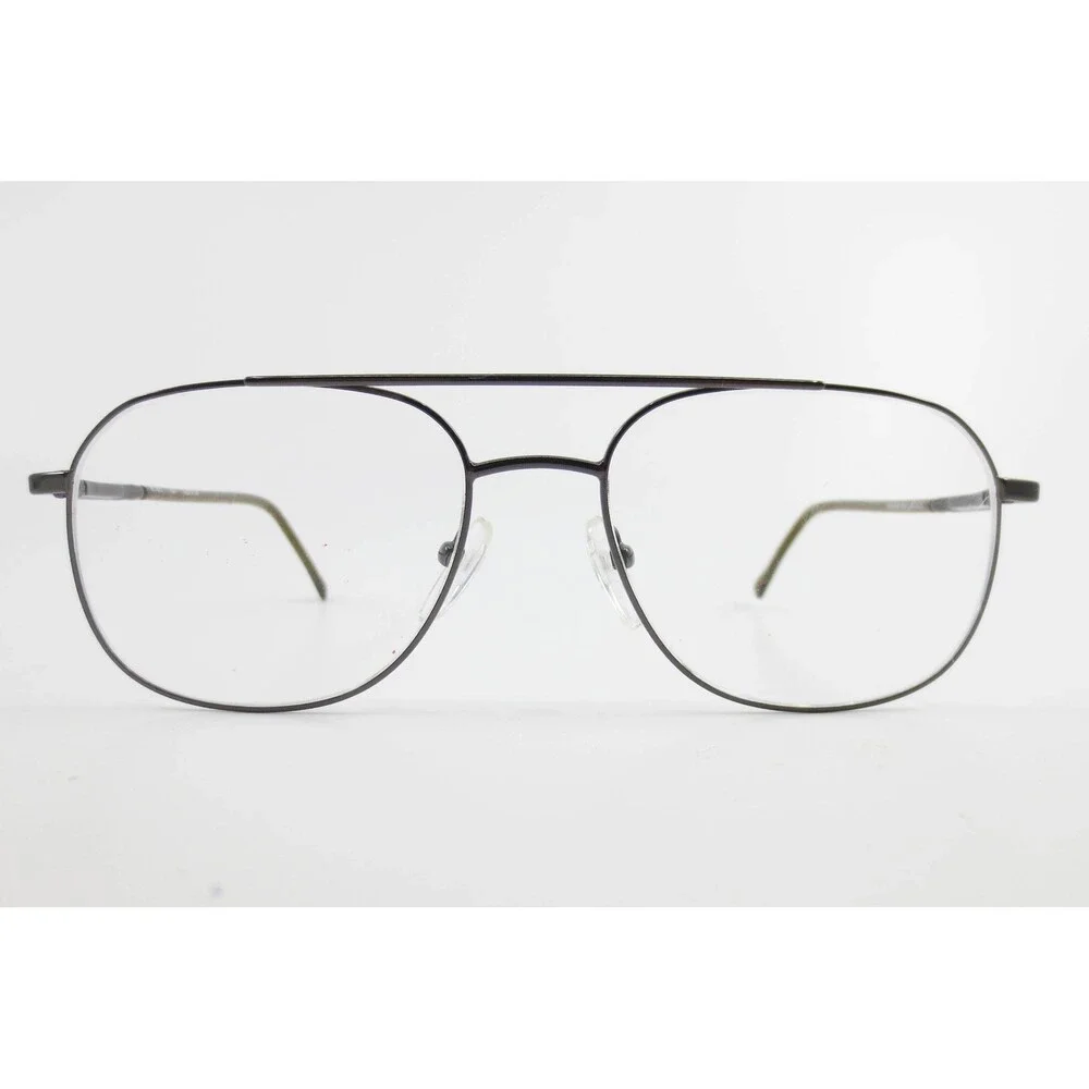 Boardroom Classics BC 803 GM Aviator Eyeglasses Gunmetal Double Bridge 58-18-145